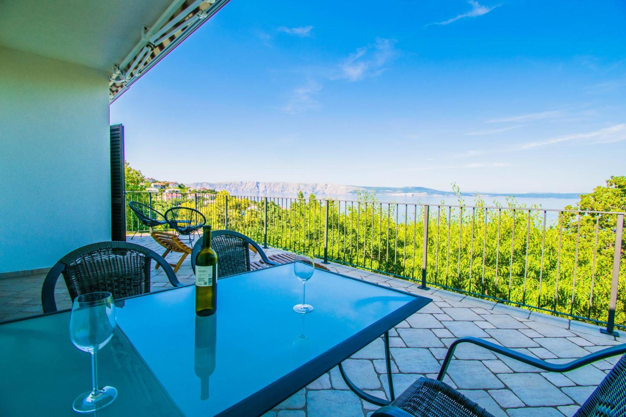Apartment Vincent With Beautiful Sea View Terrace Klenovica Dış mekan fotoğraf