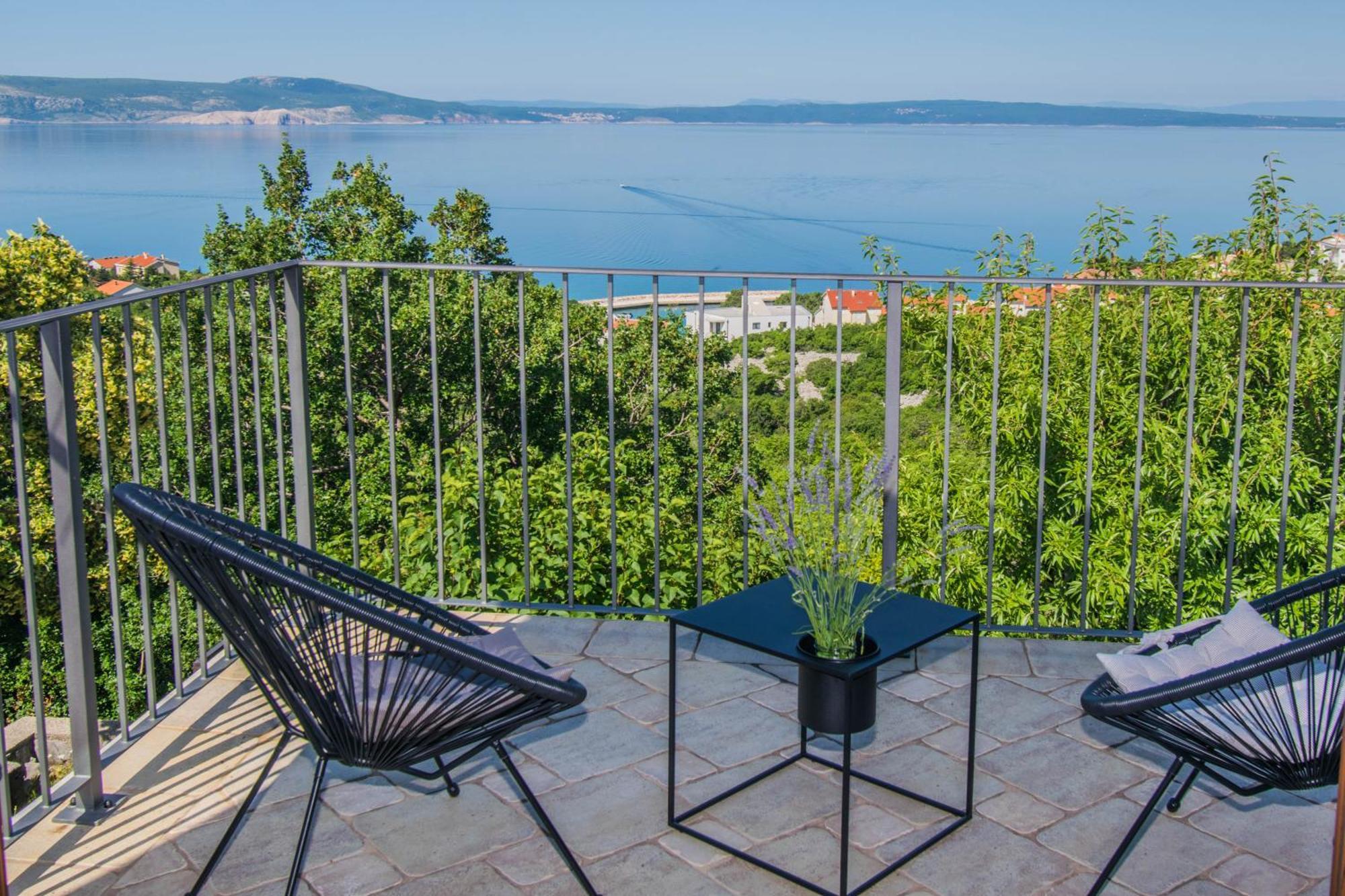 Apartment Vincent With Beautiful Sea View Terrace Klenovica Dış mekan fotoğraf