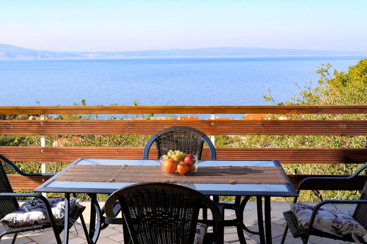 Apartment Vincent With Beautiful Sea View Terrace Klenovica Dış mekan fotoğraf